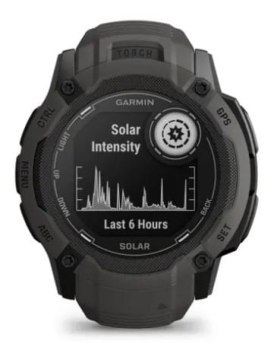 Garmin Instinct 2X Solar z czujnikiem tętna HRV Elevate (grafitowy / grafitowy pasek)