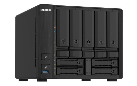 Qnap TS-932PX-4G, Tower,  9 x 2.5"/3.5" SATA, Annapurna Labs Alpine AL324 1.7GH, 4GB DDR4 SODIMM (Max. 16GB), 2 x 10GbE SFP+, 2 