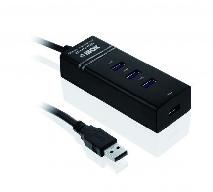 IBOX Hub USB 3.0 IUH3FB (4xUSB 3.0) czarny