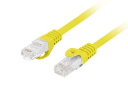 Patchcord Lanberg UTP kat.6 15m LSZH CU fluke passed żółty