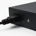 Qoltec Przełącznik sieciowy SWITCH Gigabit Ethernet PoE | 16x RJ45 | 2x RJ45 Uplink | 2x SFP | 1000 Mb/s