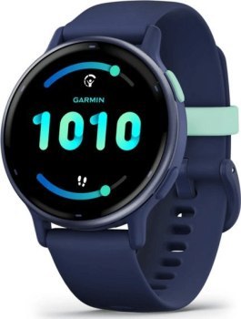Garmin vivoactive 5 z czujnikiem tętna HRV Elevate Ox (granatowa ramka / granatowa koperta / granatowy pasek)