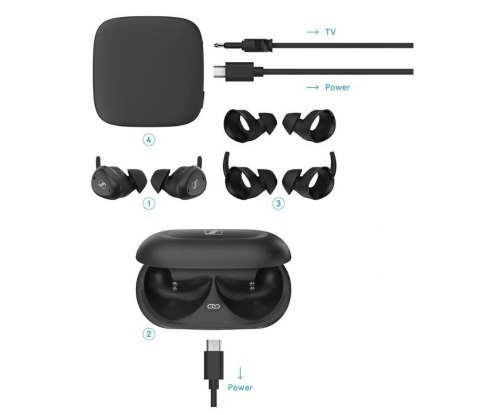 Słuchawki bezprzewodowe Sennheiser TV Clear Set Czarne