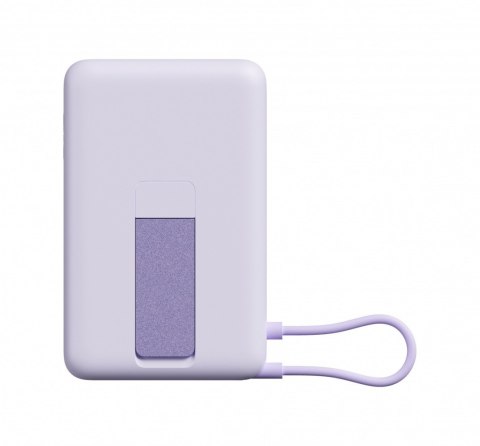 XIAOMI PowerBank Magnetic 10000 z podstawką fioletowy
