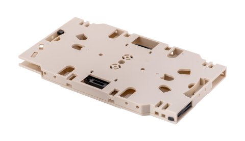 ALANTEC Kaseta (tacka) spawów światłowodowych z uchwytami na 12 / 24 spawy oraz separatorem włókien na wyjściu FOC-12K