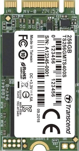 Dysk SSD TRANSCEND TS256GMTE400S (M.2 2242″ /256 GB )