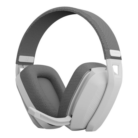 Słuchawki z mikrofonem Rampage BLITZ gamingowe, bezprewodowe, Bluetooth 5.3, szare