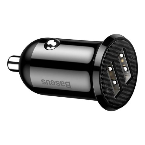 BASEUS ŁADOWARKA SAMOCHODOWA GRAIN PRO 2X USB 4.8A
