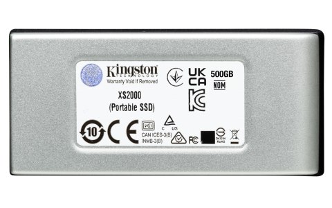 Dysk zewnętrzny SSD Kingston XS2000 (2TB; USB 3.2; srebrny; SXS2000/2000G)