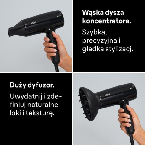 Braun Suszarka do włosów z dyfuzorem 2100W HD215E