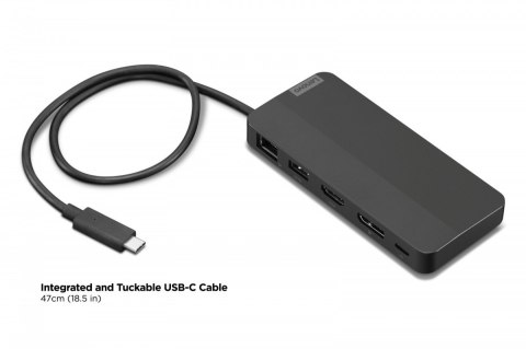 Lenovo Stacja dokująca USB-C Dual Display Travel Dock 40B90100EU