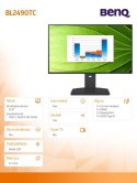Benq Monitor 23.8 cala BL2490TC LED 5ms/1500:1/HDMI/144Hz