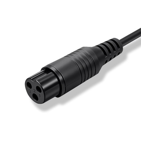 Qoltec Ładowarka do roweru elektrycznego 36V | 42V | 2A | 3P-GX16 + kabel zasilający