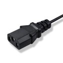 Qoltec Ładowarka do roweru elektrycznego 36V | 42V | 2A | C14-IEC-3Pin + kabel zasilający