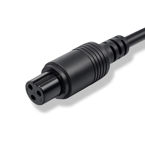 Qoltec Ładowarka do roweru elektrycznego 36V | 42V | 2A | GX12-3Pin + kabel zasilający