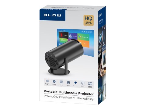 BLOW PROJEKTOR PRZENOŚNY ANDROIDTV HD CINEMA BLACK