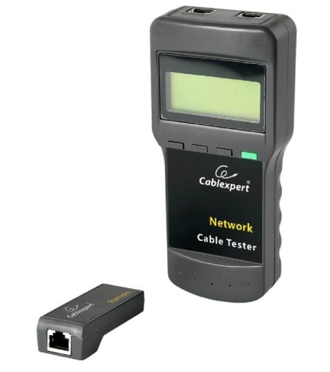 Tester kabli RJ-45, RJ-11, RG-58 z wyświetlaczem Gembird