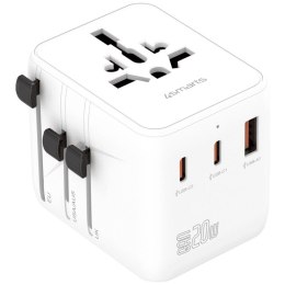 4smarts Adapter podróżny 20W GaN Nomad 2xUSB-C + 1xUSB-A