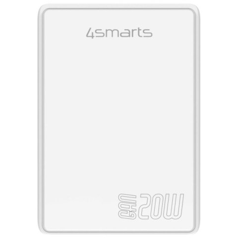 4smarts Ładowarka sieciowa FlatPlug Duos 20W USB-C + USB-A Biała