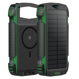 4smarts Powerbank Solarny 20000mAh TitanPack Rugged UltiMag Zielony