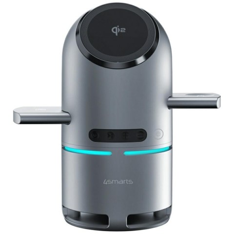 4smarts Stacja ładująca ChargeBot Sound Qi2 Szara