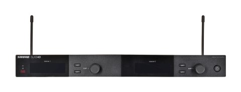 Shure SLXD24DE/B58-G59 - Podwójny cyfrowy system bezprzewodowy z dwoma nadajnikiami/mikrofonami "do ręki"