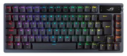 Klawiatura ASUS ROG Azoth Gaming USB + RF Wireless + Bluetooth German qwertz Czarna