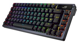 Klawiatura ASUS ROG Azoth Gaming USB + RF Wireless + Bluetooth German qwertz Czarna
