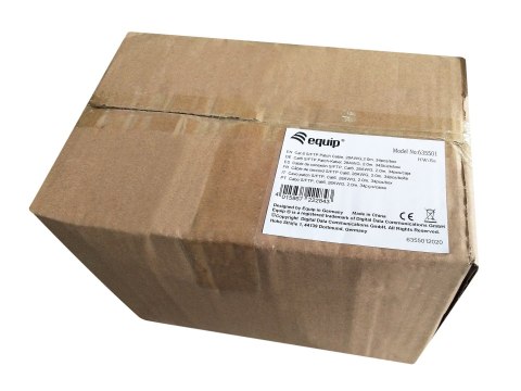 Kabel krosowy Equip Cat6 34szt S/FTP 2xRJ45 2,00m szary LSZH