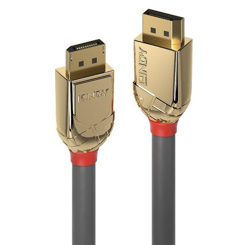 Lindy 5m DisplayPort 1.2 Kabel, Gold Line