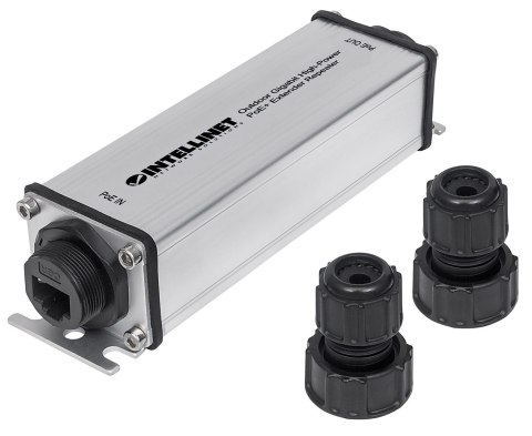 GIGABITOWY EXTENDER SYGNAŁU POE/POE+ 1-PORTOWY ZEWNĘTRZNY