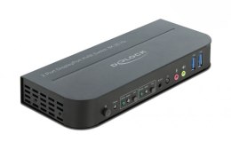 KVM Switch DisplayPort 1.4 8K z USB 3.0 i Audio - KVM / audio / USB switch - 2 porty