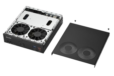 Shuttle DH770 komputer typu barebone Wielkość PC 1.35L Czarny Intel H770 LGA 1700