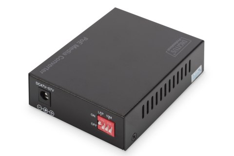 Konwerter mediów Gigabit PoE, RJ45 / SFP, PSE