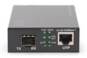 Konwerter mediów Gigabit PoE, RJ45 / SFP, PSE