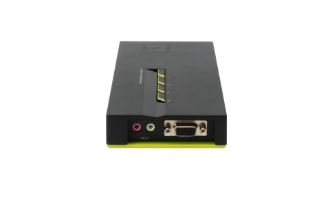 LevelOne KVM-0421 przełącznik KVM Czarny, Zielony