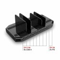 Lindy 73435 ładowarka do urządzeń przenośnych Smartfon, Tablet Czarny Prąd przemienny Szybkie ładowanie Wewnętrzna