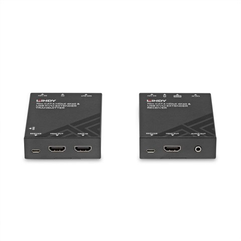 Lindy Przedłużacz HDMI 70m Cat.6 4K60, USB & Audio