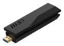 MSI BE6500 WiFi7 USB Stick - Dongle adapter USB 3.2 Gen 1 (3.1 Gen 1)