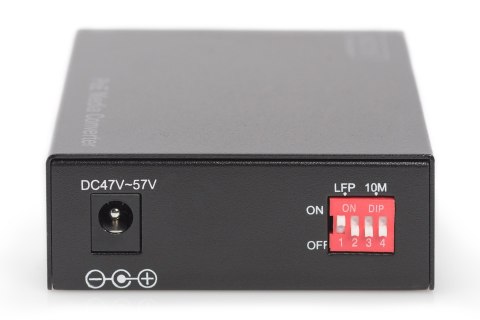 Media konwerter RJ45 10/100/1000Base-T na SC duplex 1000Base-LX, SM, 20km