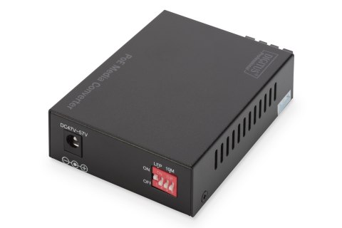 Media konwerter RJ45 10/100/1000Base-T na SC duplex 1000Base-LX, SM, 20km
