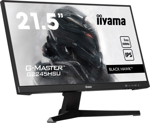 Monitor Iiyama 22 G2245HSU-B2 HDMI DP USB - Płaski ekran - 54,6 cm