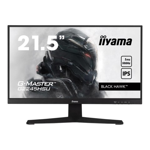 Monitor Iiyama 22 G2245HSU-B2 HDMI DP USB - Płaski ekran - 54,6 cm