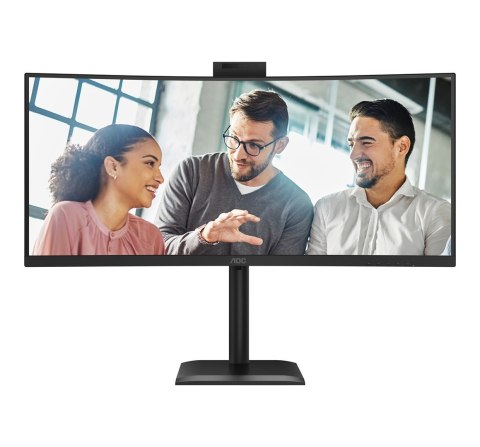 Monitor AOC 86,3 cm (34") CU34E4CW 21:09 2xHDMI+DP+USB-C+Webcam Curv.