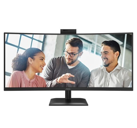 Monitor AOC 86,3 cm (34") CU34E4CW 21:09 2xHDMI+DP+USB-C+Webcam Curv.