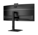 Monitor AOC 86,3 cm (34") CU34E4CW 21:09 2xHDMI+DP+USB-C+Webcam Curv.