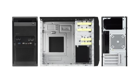 Chieftec LT-01B-350GPB zabezpieczenia & uchwyty komputerów Mini Tower Czarny 250 W