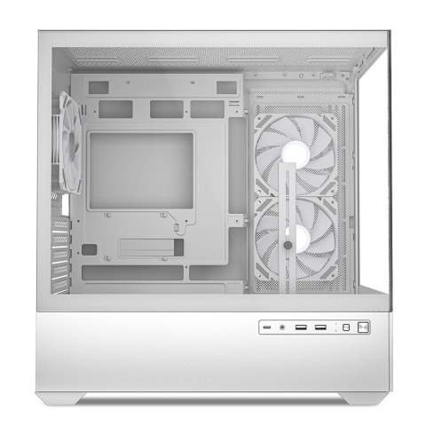 Etui do komputera Sharkoon MK6 RGB Micro-ATX 1xGlass białe