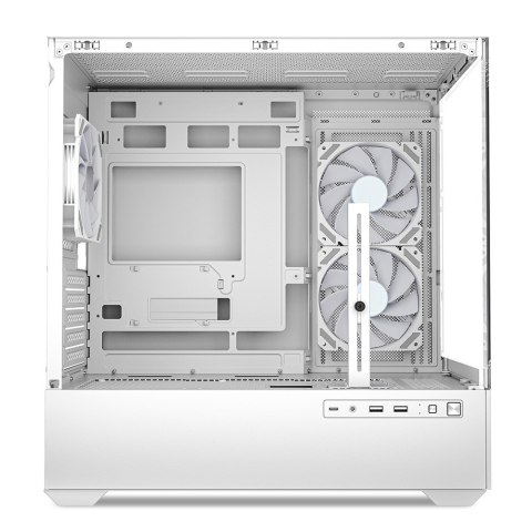 Etui do komputera Sharkoon MK6 RGB Micro-ATX 1xGlass białe