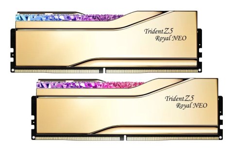 Pamięć RAM DDR5 32GB PC 6400 CL30 G.Skill KIT (2x16GB) Trident Z Royal GOLD